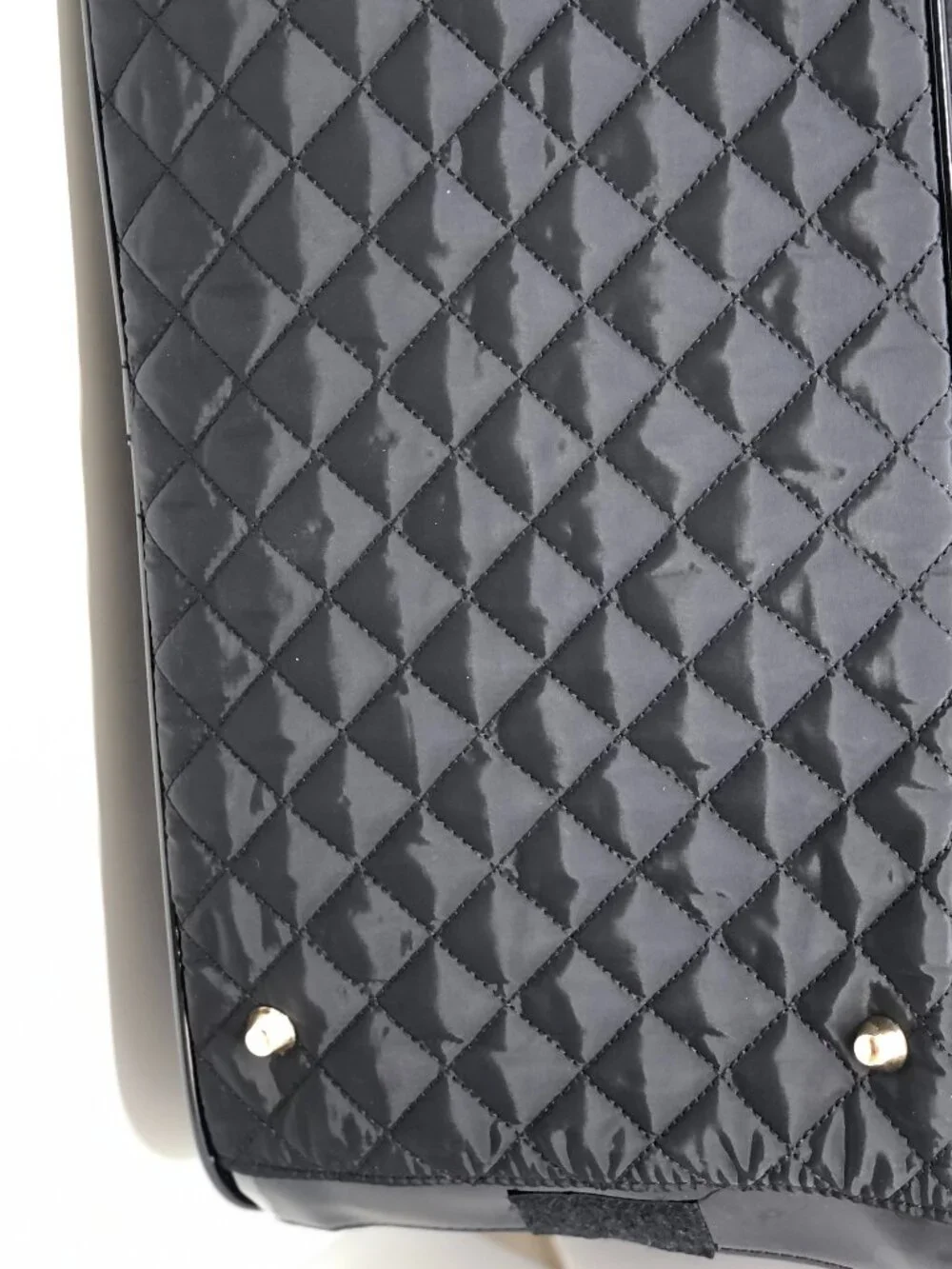 Canini by Baguette Quilted Black Pet Carrier Dog Travel Bag 18x9x10 in, NWT!